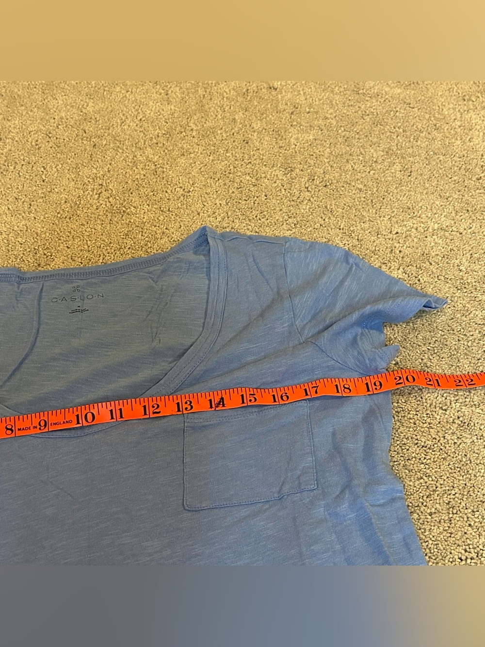 Caslon tee - blue - Picture 7 of 8